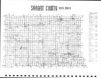 Sargent County Map, Sargent County 1973